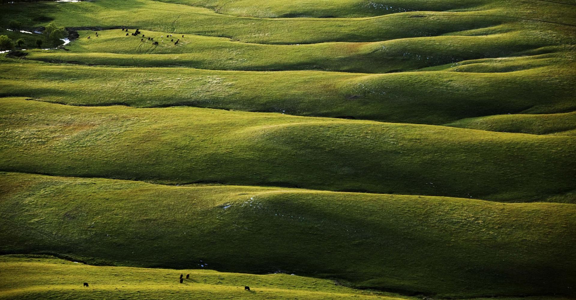 Aerials of the Flint Hills in the Beaumont area, Wichita, Kansas