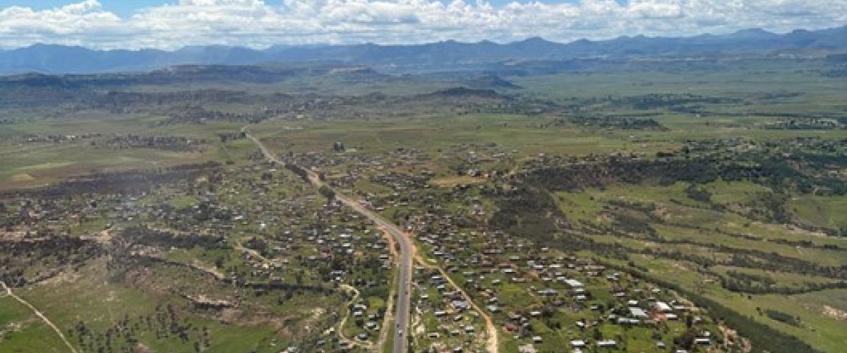 Lesotho from above